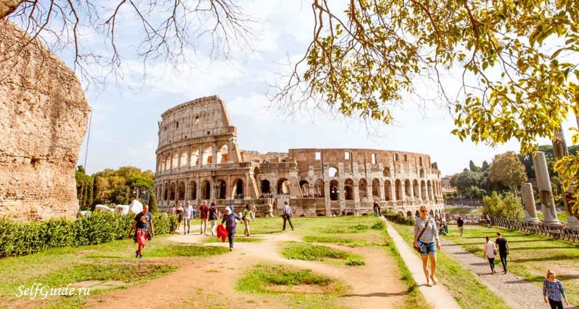 Колизей (Colosseo) - главная достопримечательность Рима, Италия, колизей в Риме, римский колизей, Рим Колизей