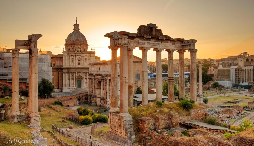 Римский форум в Риме: Маршрут по Риму: Колизей и римский форум
