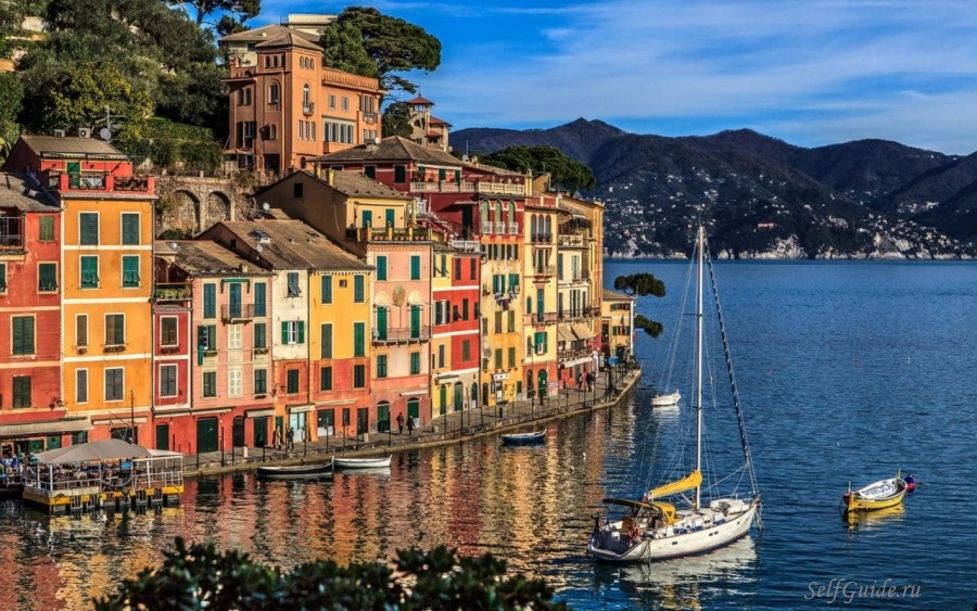 Portofino (Портофино), Лигурия, Италия - Итальянская Ривьера, в окрестностях Генуи