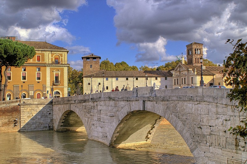 rome-ponte-cestio Маршрут по Риму: прогулка по Трастевере
