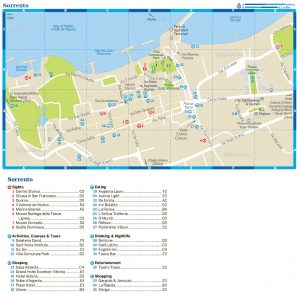 Сорренто, побережье Амальфи, Италия - что посмотреть, достопримечательности на туристической карте города