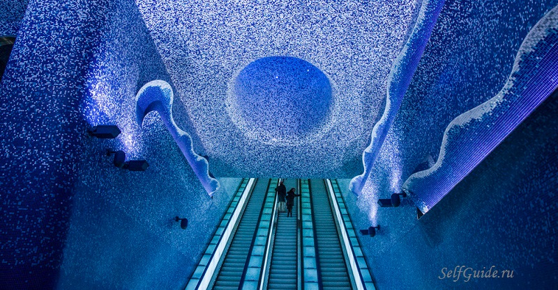 Станция метро Толедо в Неаполе - достопримечательности Неаполя, что посмотреть в Неаполе, путеводитель по городу Неаполь, туристический маршрут по Неаполю