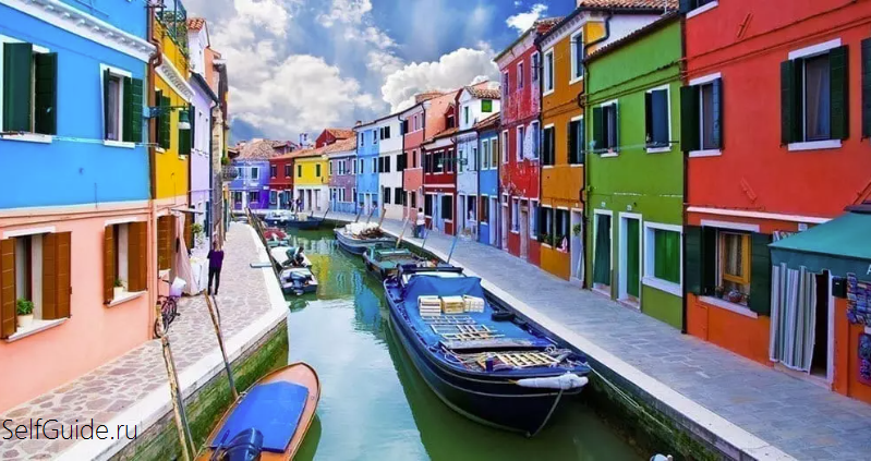 Остров Бурано в Венеции