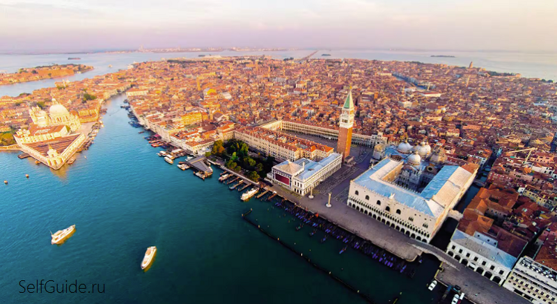 Кампанила в Венеции, достопримечательности Венеции, что посмотреть в Венеции, маршрут по Венеции