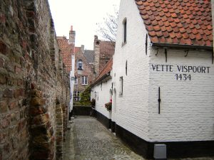 Almshouses in Bruges