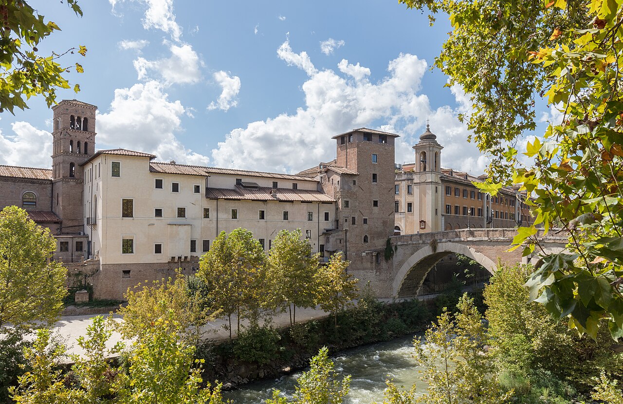 Image result for isola tiberina rome