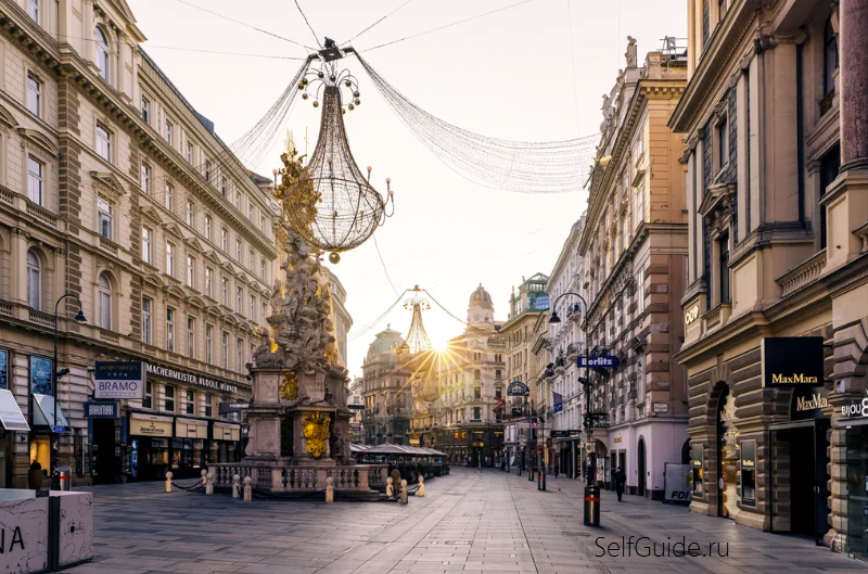 Грабен (Graben) и Чумная колонна Чумная колонна (Pestsäule) Улицы и площади Вены: Грабен (Graben) и Чумная колонна Чумная колонна (Pestsäule).