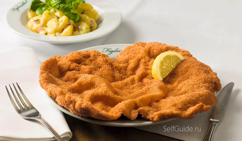 Венский шницель (Wiener Schnitzel) - что поесть в Вене