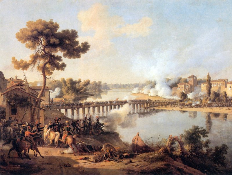 "Битва у Лоди", художник - Louis-François, Baron Lejeune.